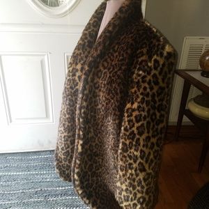 Leopard print Women coat
